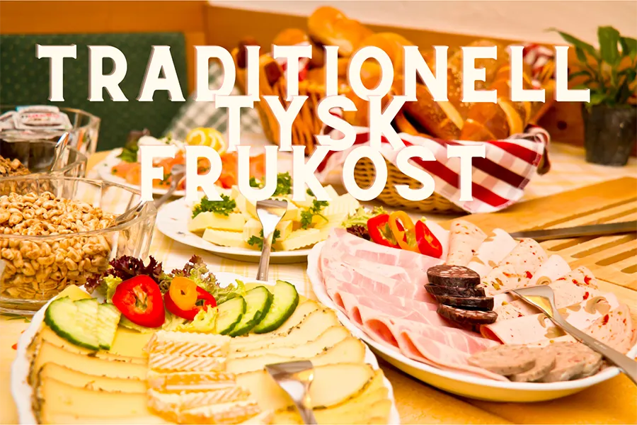 traditionell tysk frukost