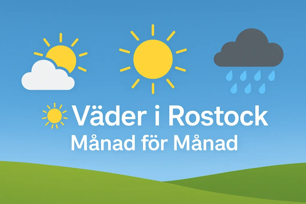 väder rostock månad för månad